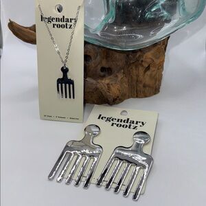 Legendary Rootz Afro Pick Comb Earrings
